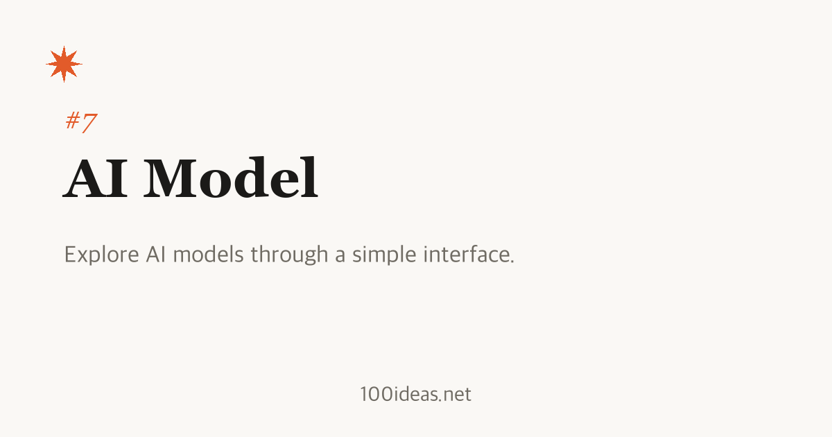 AI Model screenshot