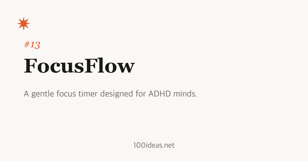 FocusFlow screenshot